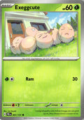 Front of Exeggcute 001/131 from Prismatic Evolutions