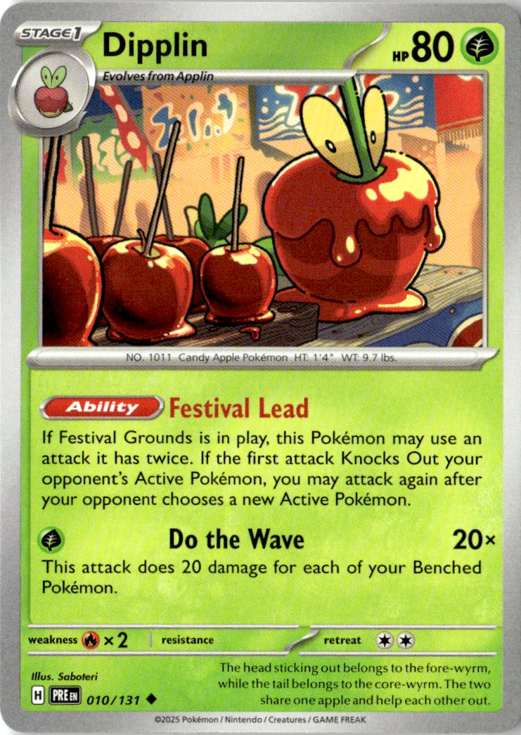 Front of Dipplin 010/131 from Prismatic Evolutions