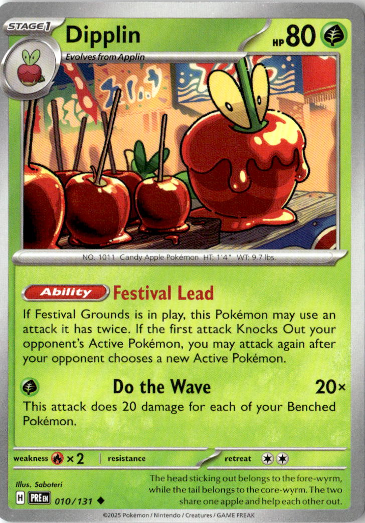 Front of Dipplin 010/131 from Prismatic Evolutions