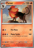 Front of Pyroar 016/131 from Prismatic Evolutions