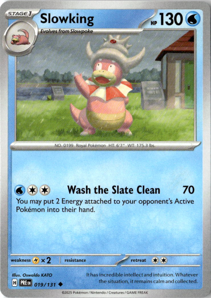 Front of Slowking 019/131 from Prismatic Evolutions