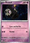 Front of Duskull 035/131 from Prismatic Evolutions