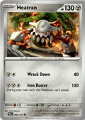 Front of Heatran 068/131 from Prismatic Evolutions