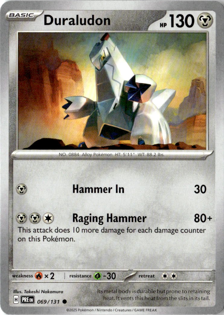 Front of Duraludon 069/131 from Prismatic Evolutions