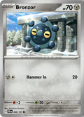 Front of Bronzor 066/131 from Prismatic Evolutions