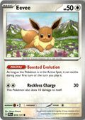 Front of Eevee 074/131 from Prismatic Evolutions