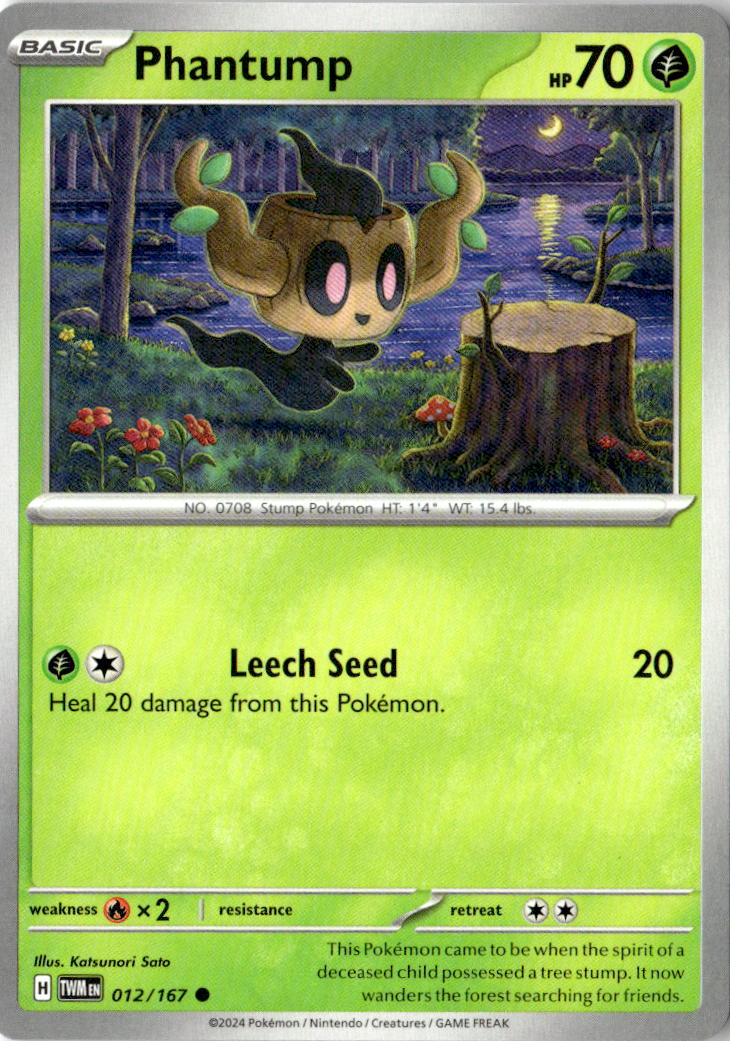Front of Phantump 012/167 from Twilight Masquerade