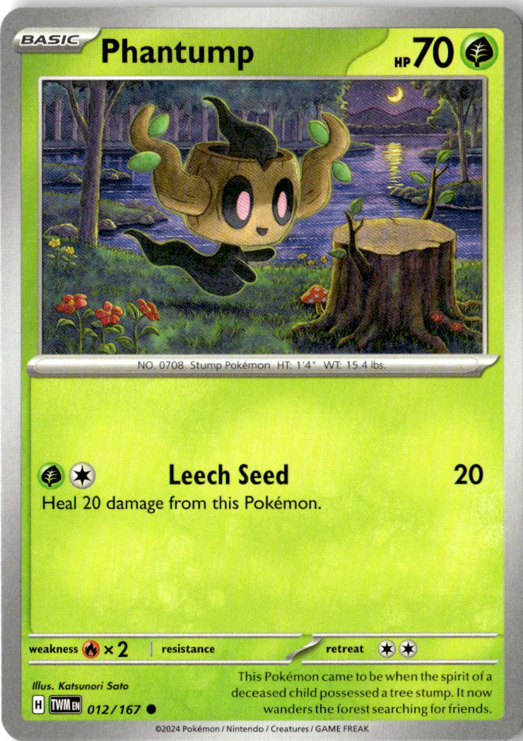 Front of Phantump 012/167 from Twilight Masquerade