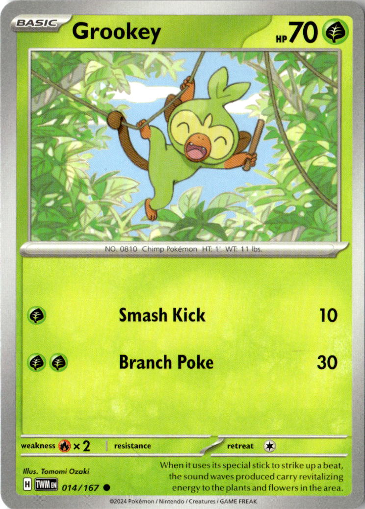 Front of Grookey 014/167 from Twilight Masquerade