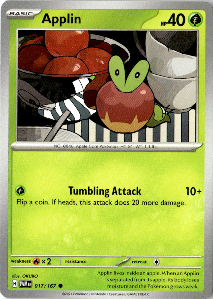 Front of Applin 017/167 from Twilight Masquerade