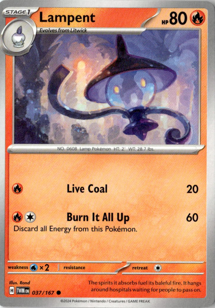 Front of Lampent 037/167 from Twilight Masquerade