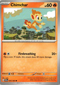Front of Chimchar 031/167 from Twilight Masquerade