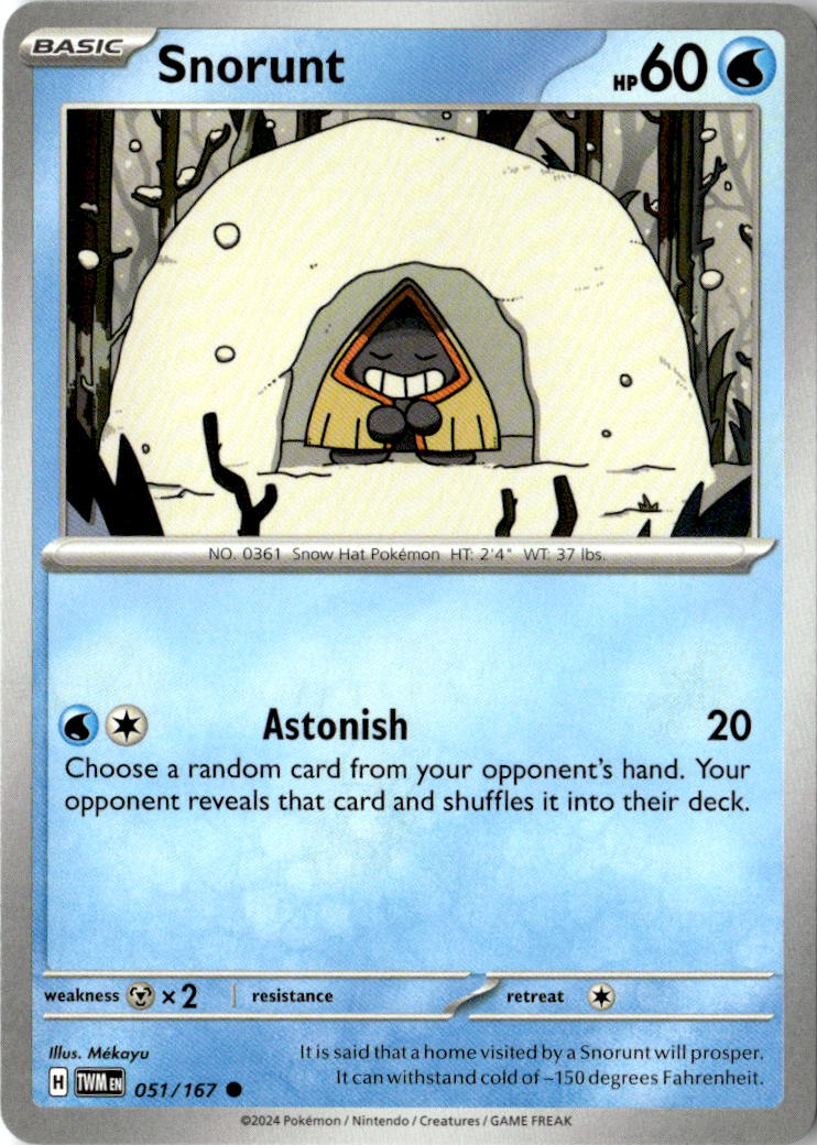 Front of Snorunt 051/167 from Twilight Masquerade