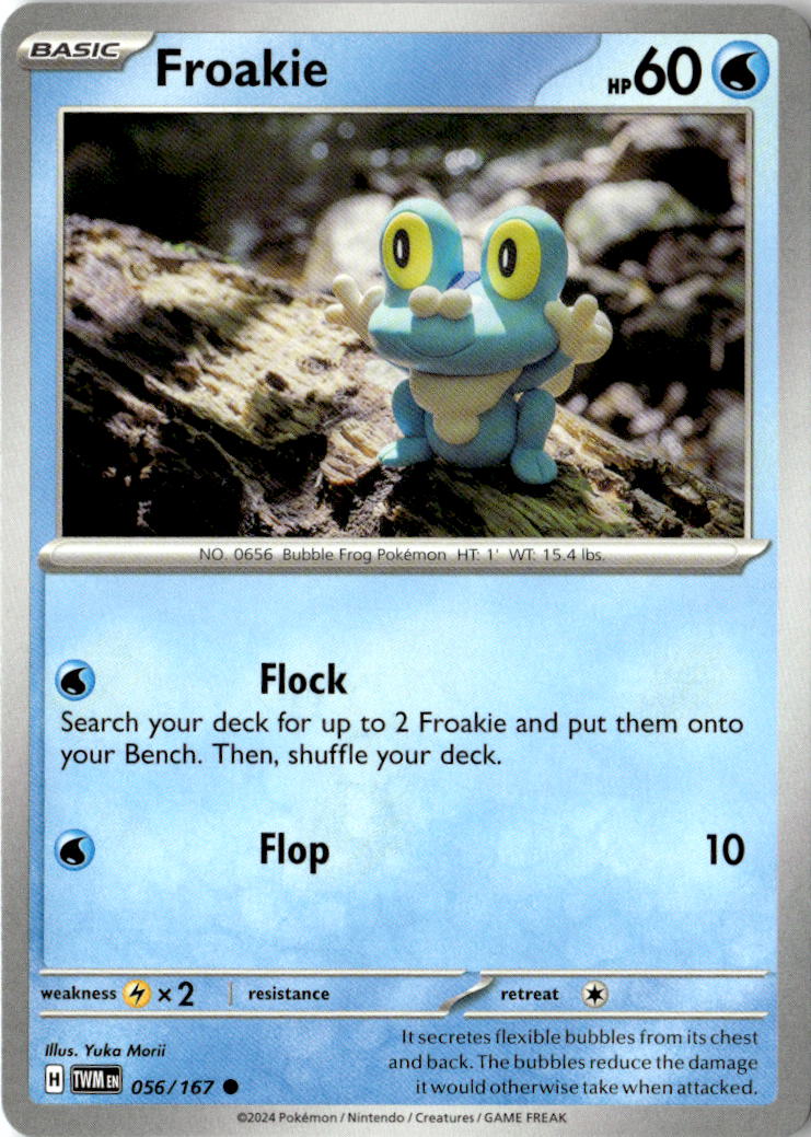 Front of Froakie 056/167 from Twilight Masquerade