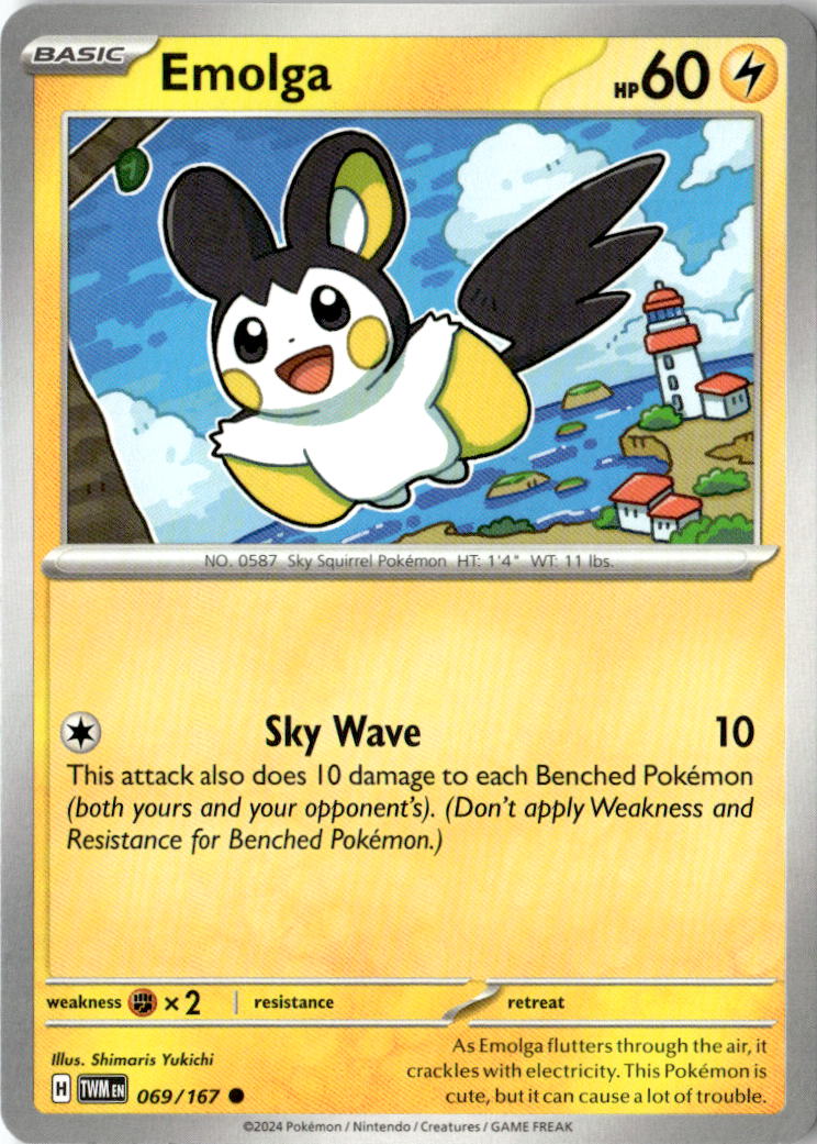 Front of Emolga 069/167 from Twilight Masquerade