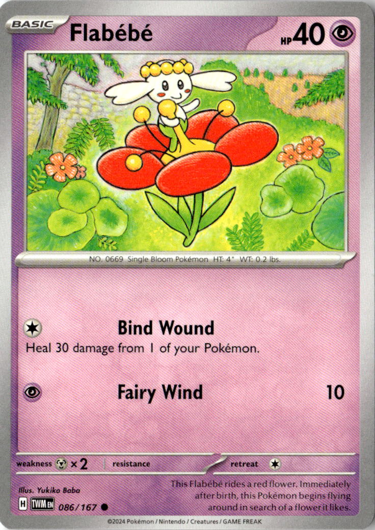 Front of Flabebe 086/167 from Twilight Masquerade