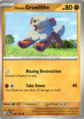 Front of Hisuian Growlithe 099/167 from Twilight Masquerade