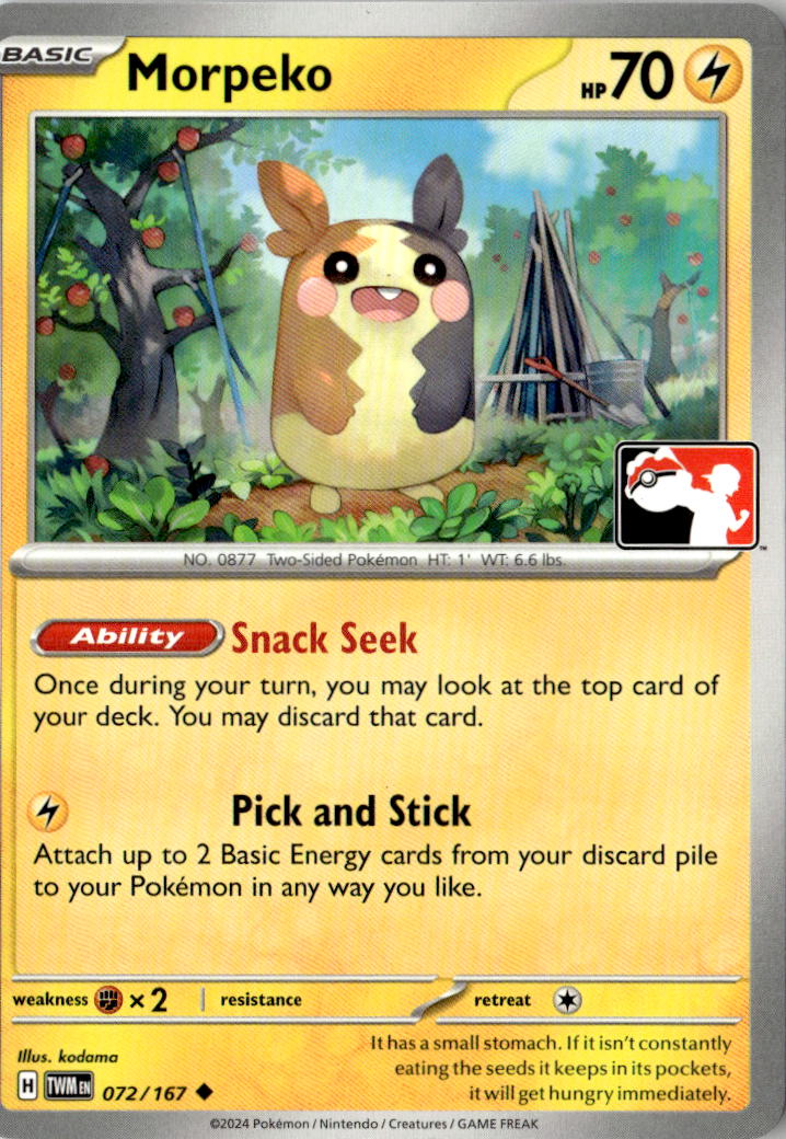 Front of Morpeko 072/167 from Twilight Masquerade