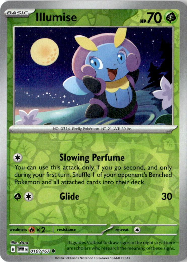 Front of Illumise 010/167 from Twilight Masquerade