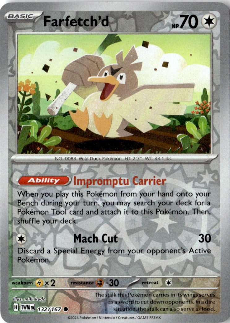 Front of Farfetch'd 132/167 from Twilight Masquerade