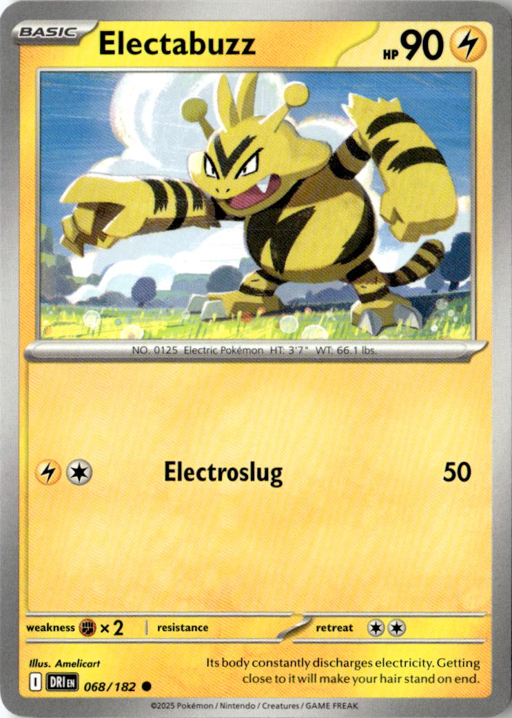 Front of Electabuzz 068/182 from Destined Rivals