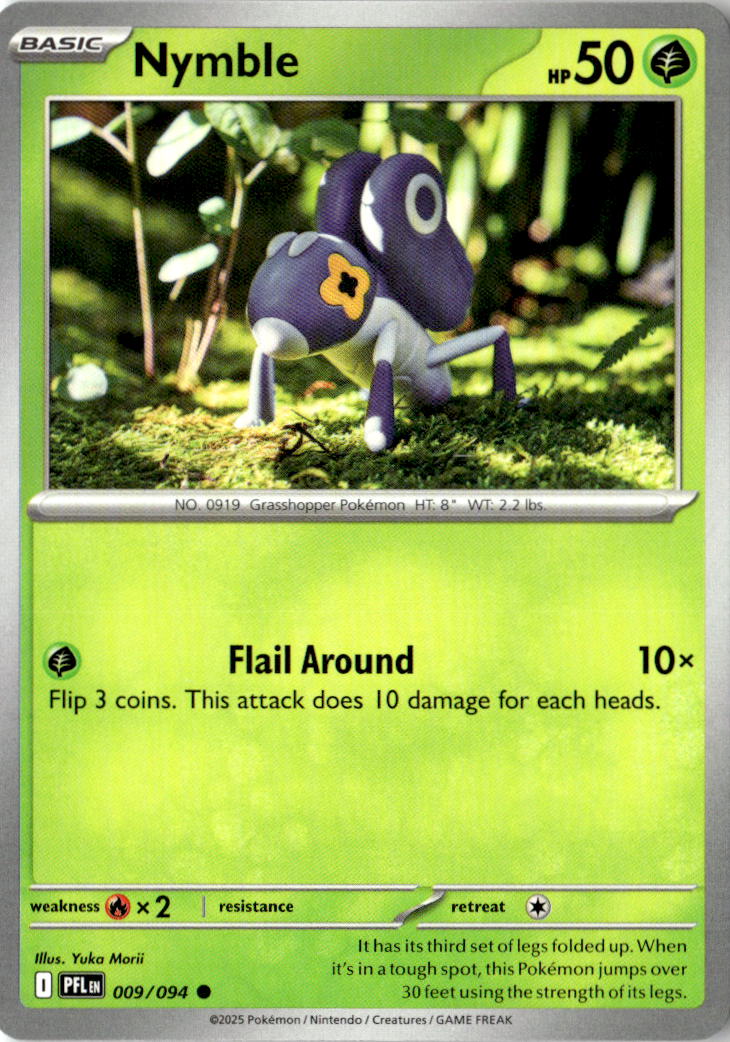Front of Nymble 009/094 from Phantasmal Flames