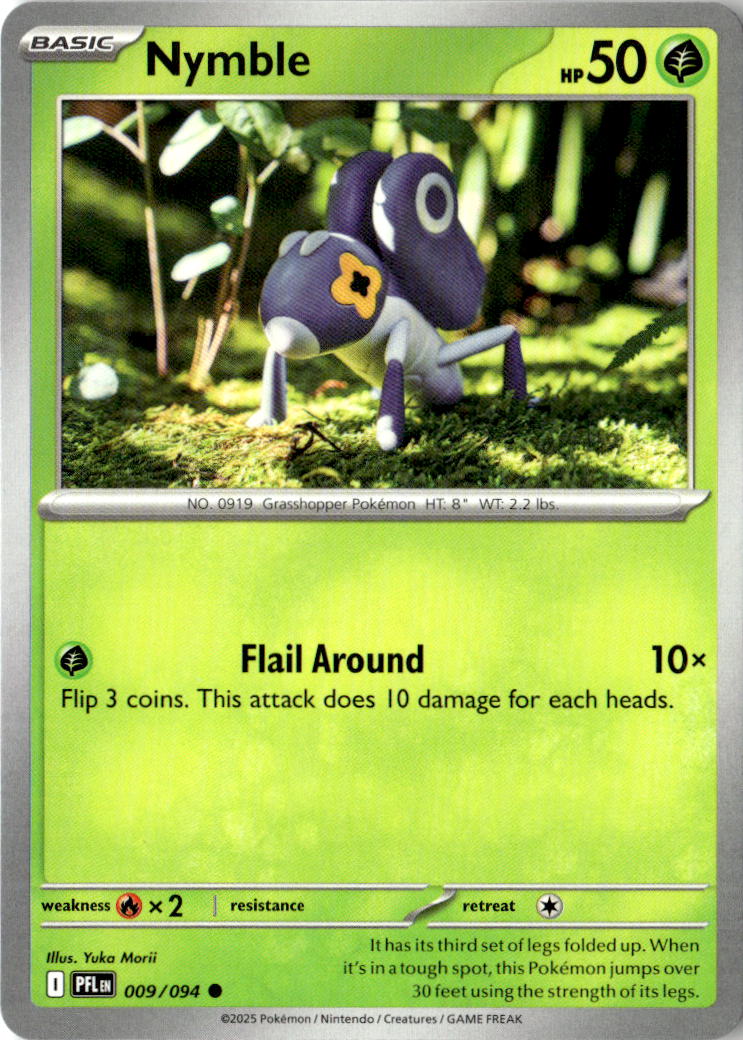 Front of Nymble 009/094 from Phantasmal Flames