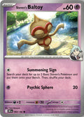 Front of Steven's Baltoy 083/182 from Destined Rivals