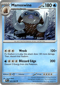 Front of Mamoswine 025/094 from Phantasmal Flames