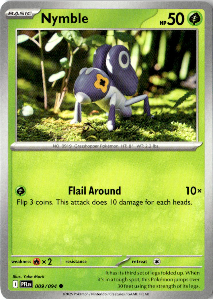 Front of Nymble 009/094 from Phantasmal Flames