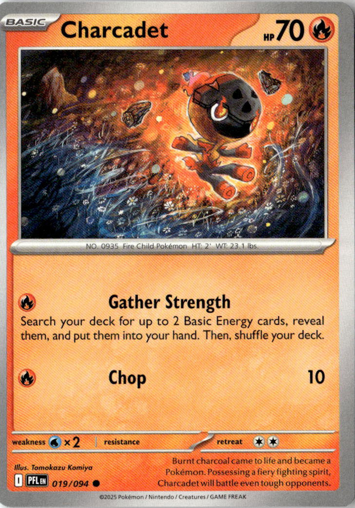 Front of Charcadet 019/094 from Phantasmal Flames