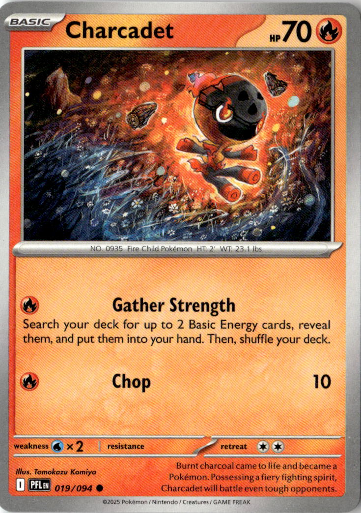Front of Charcadet 019/094 from Phantasmal Flames