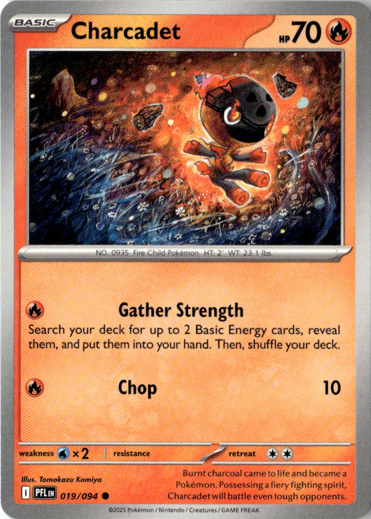 Front of Charcadet 019/094 from Phantasmal Flames