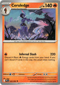 Front of Ceruledge 020/094 from Phantasmal Flames