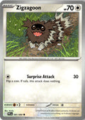 Front of Zigzagoon 081/094 from Phantasmal Flames