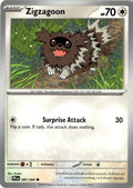 Front of Zigzagoon 081/094 from Phantasmal Flames