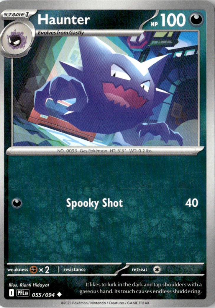 Front of Haunter 055/094 from Phantasmal Flames
