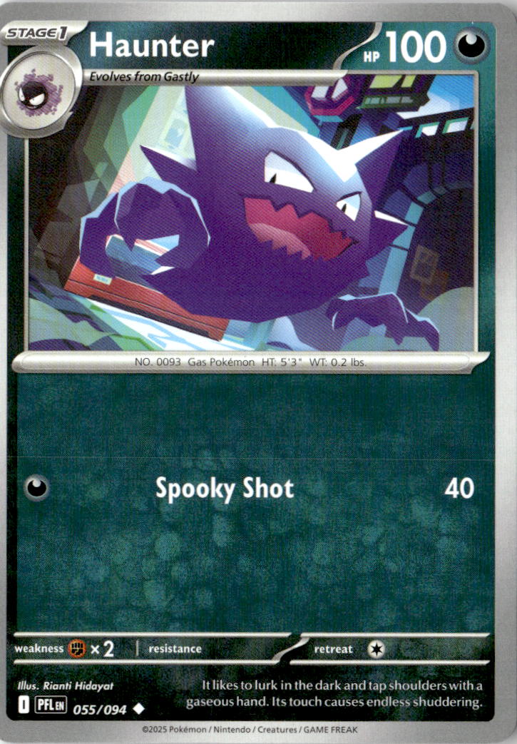 Front of Haunter 055/094 from Phantasmal Flames