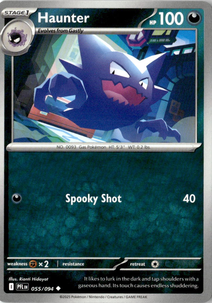 Front of Haunter 055/094 from Phantasmal Flames