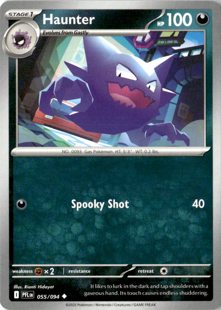 Front of Haunter 055/094 from Phantasmal Flames