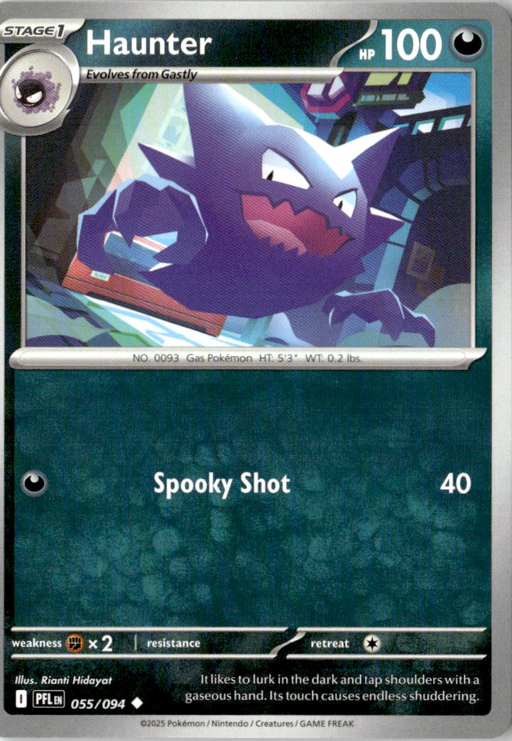Front of Haunter 055/094 from Phantasmal Flames