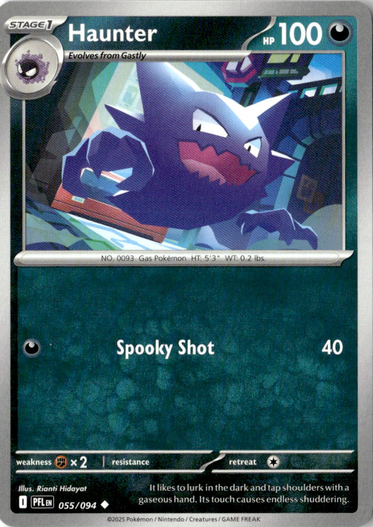 Front of Haunter 055/094 from Phantasmal Flames