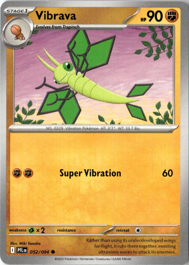 Front of Vibrava 052/094 from Phantasmal Flames