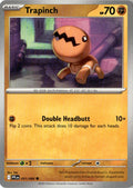 Front of Trapinch 051/094 from Phantasmal Flames