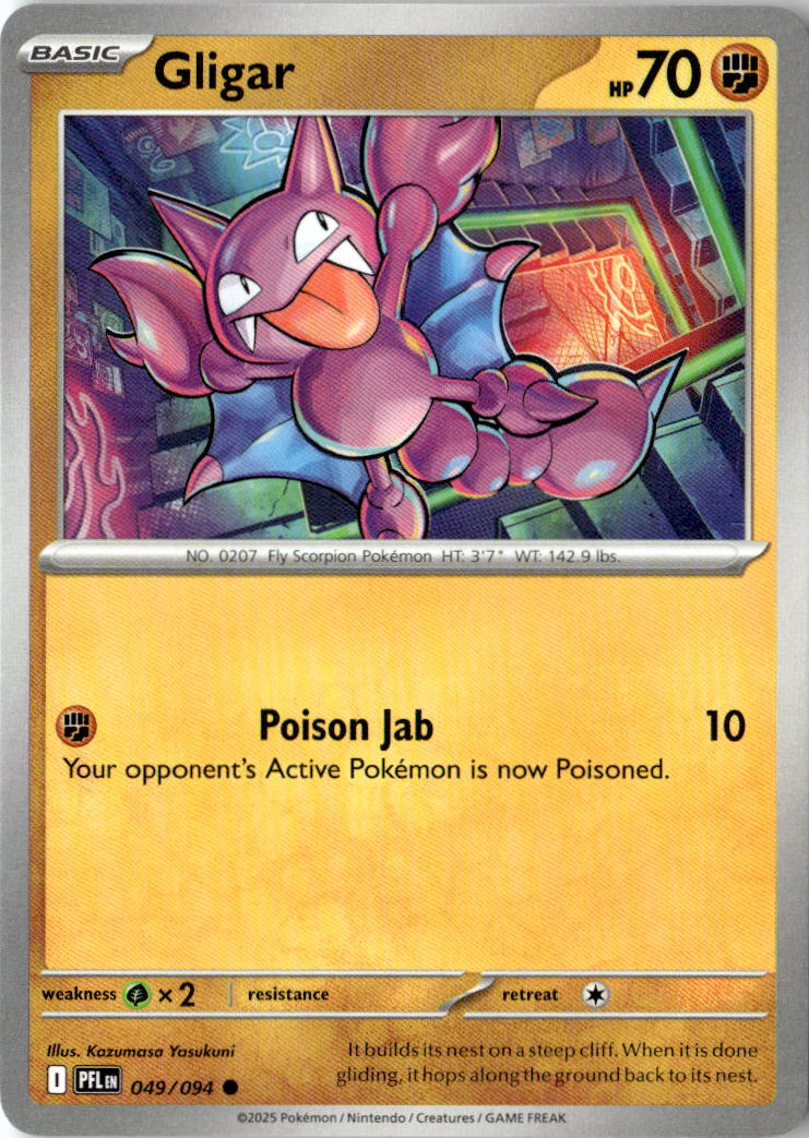 Front of Gligar 049/094 from Phantasmal Flames
