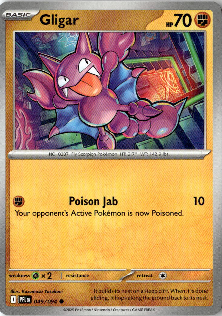 Front of Gligar 049/094 from Phantasmal Flames