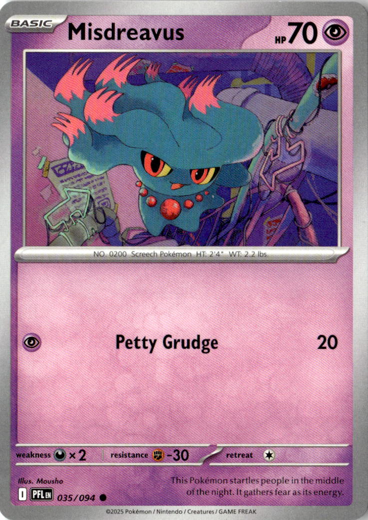Front of Misdreavus 035/094 from Phantasmal Flames