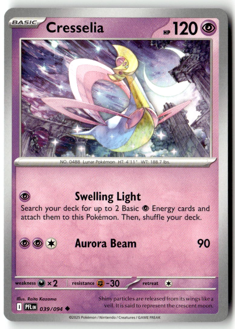 Front of Cresselia 039/094 from Phantasmal Flames