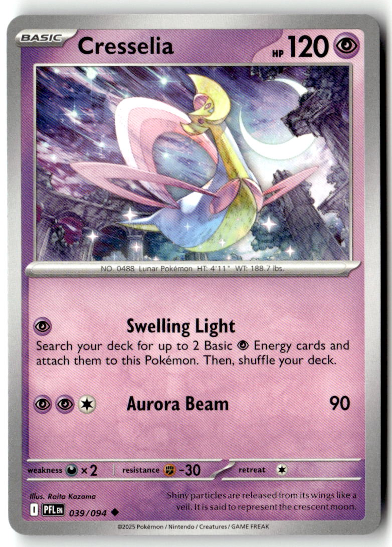 Front of Cresselia 039/094 from Phantasmal Flames