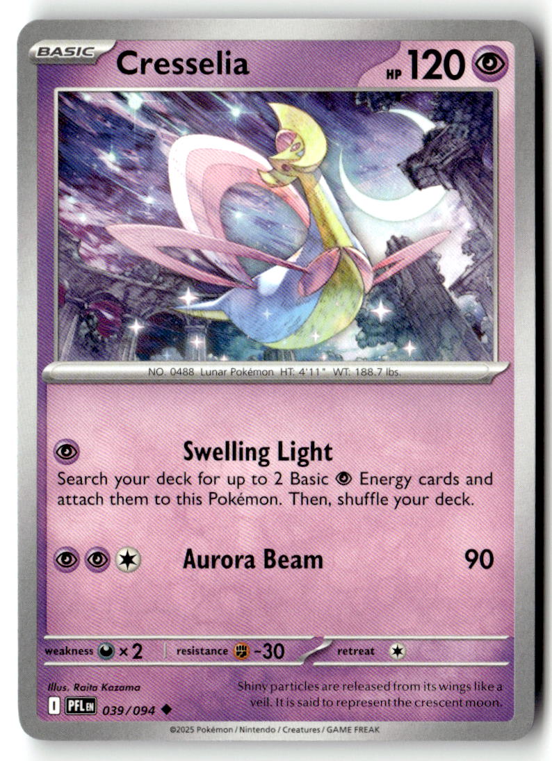 Front of Cresselia 039/094 from Phantasmal Flames